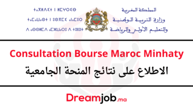Consultation Bourse Maroc Minhaty الاطلاع على نتائج المنحة