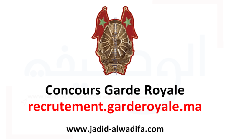 Concours de Recrutement Garde Royale 2025