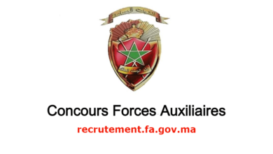 Concours de Recrutement Forces Auxiliaires 2025