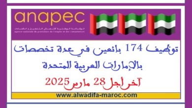 توظيف 174 بائعين في عدة تخصصات بالإمارات العربية المتحدة، آخر أجل 28 مارس 2025