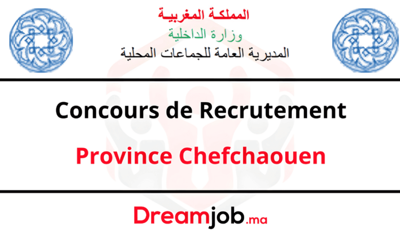 Concours de Recrutement Province Chefchaouen 2025
