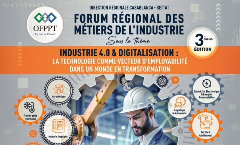 Forum Régional des Métiers de l’Industrie 2025: Boostez votre employabilité 1 Forum Régional des Métiers de l’Industrie 2025
