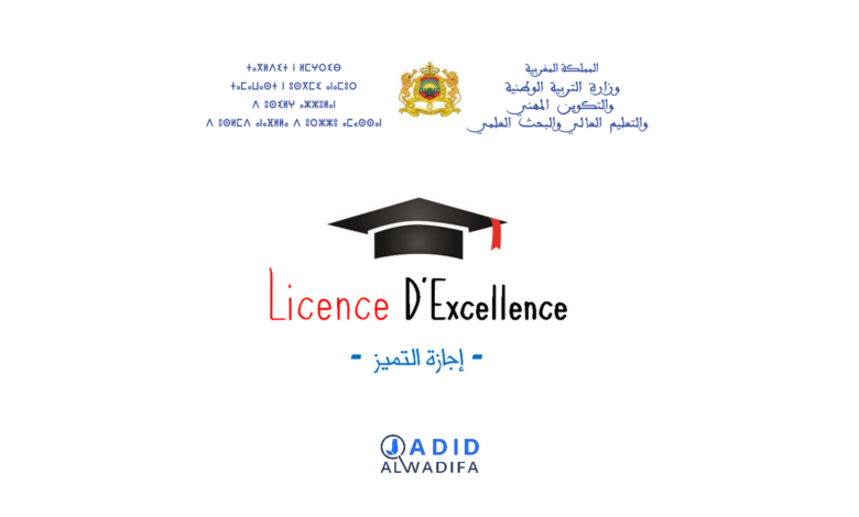 Licence d'Excellence au Maroc Inscription 2025-2026 1 Licence d'Excellence au Maroc Inscription 2025-2026