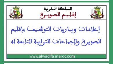 جماعة أولاد امرابط - إقليم الصويرة: مباراة توظيف 02 تقنيان من الدرجة الثالثة. آخر أجل للترشيح هو 25 أبريل 2025