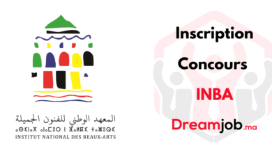 Inscription Concours INBA 2025/2026 Beaux-Arts