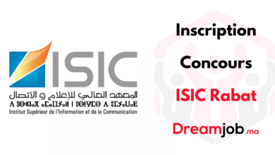 Inscription Concours ISIC Rabat 2025/2026