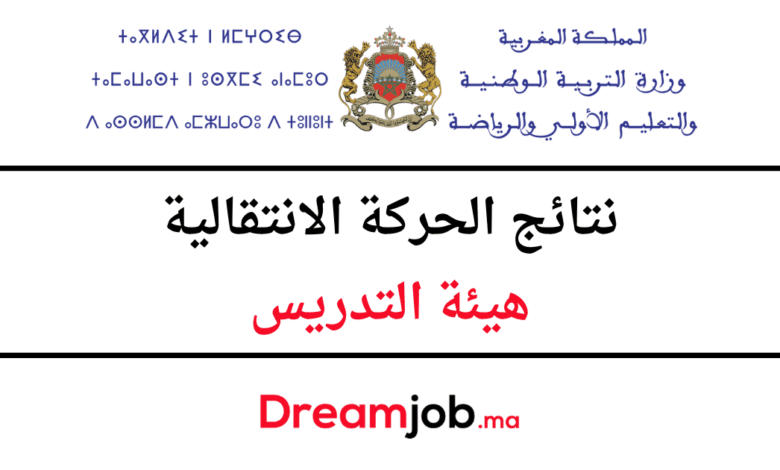 نتائج الحركة الانتقالية هيئة التدريس 2025 1 نتائج الحركة الانتقالية هيئة التدريس 2025
