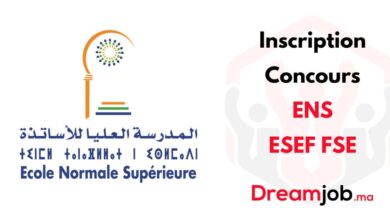 Inscription Concours ENS ESEF FSE 2025/2026