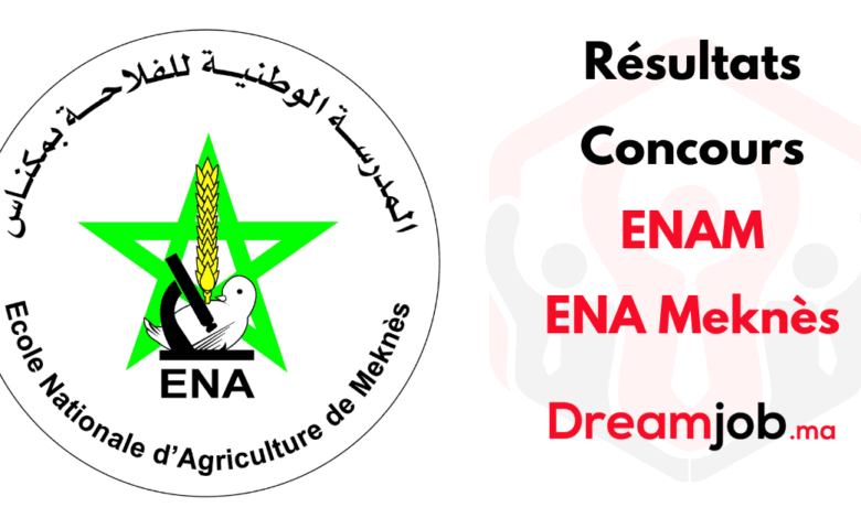 Résultats Définitifs Concours ENAM ENA Meknès 2025/2026