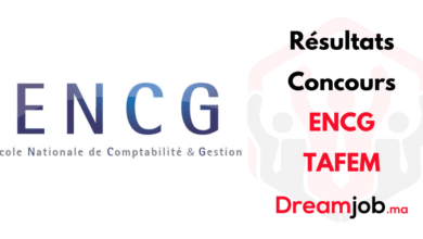 Résultats Présélection Concours ENCG TAFEM 2025/2026 sur cursussup.gov.ma