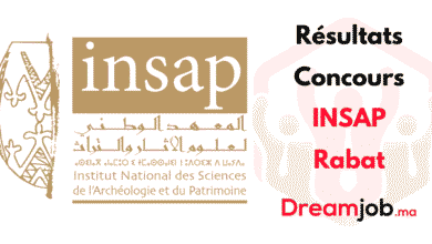 Résultats Présélection Concours INSAP Rabat 2025/2026
