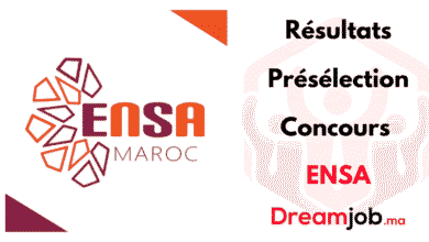 Résultats Présélection Concours ENSA 2025/2026
