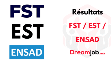 Résultats Concours FST, EST et ENSAD 2025/2026