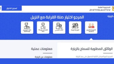 ziara.dgapr.gov.ma طريقة حجز موعد زيارة السجين في المغرب